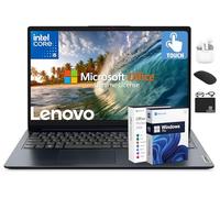 Lenovo IdeaPad - Laptop empresarial, pantalla táctil FHD de 15.6 pulgadas, potente Intel i5-1334U de 10 núcleos, computadora de copiloto AI, 40 GB de RAM, almacenamiento de 1.5 TB (SSD de 1 TB + 500