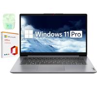Lenovo IdeaPad - Laptop Essential Business de 14 pulgadas, 4 GB de RAM, 320 GB de almacenamiento (SSD de 256 GB + eMMC de 64 GB), procesador Intel de doble núcleo, Windows 11 Pro con Microsoft Office