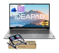 Lenovo IdeaPad - Laptop familiar 2025, pantalla FHD de 15.6 pulgadas, CPU Intel N6000, 8 GB de RAM, eMMC de 128 GB, batería de 10 horas, Win11, ADP de 1 año + Office 365 con nube de 1 TB, paquete de