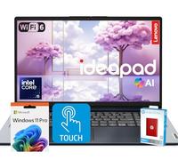 Lenovo IdeaPad Premium Series Laptop • Pantalla táctil de 15.6 FHD • Procesador Intel Core i5 de 10 núcleos • 16 GB de RAM • SSD de 1 TB (SSD PCIe de 512 GB con SSD portátil HP P500 de 512 GB) • Listo