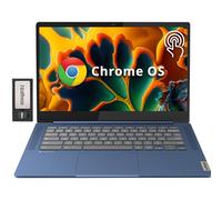 Lenovo- IdeaPad Slim 3 Chromebook, 14″ FHD IPS Pantalla Táctil, MediaTek Kompanio 520, 4GB LPDDR4X, 224GB Almacenamiento (64GB EMMC+160GB Docking Station Set), Webcam, WiFi 6, Chrome OS, Azul