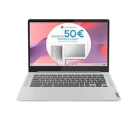 Lenovo IdeaPad Slim 3 Chromebook 14M868 - Ordenador portátil FHD (MediaTek Kompanio 520, RAM 8GB, SSD 128GB, Arm Mali-G52 2EE MC2 GPU, Chrome OS) Teclado AZERTY francés - Gris
