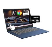 Lenovo IdeaPad Slim 3 Chromebook 2023, pantalla táctil FHD de 14 pulgadas, procesador MediaTek Kompanio 520 (8 núcleos, hasta 2.0 GHz), WiFi 6, batería larga, sistema operativo cromado, azul (4 GB de