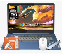 Lenovo IdeaPad Slim 3 Chromebook 2025, pantalla FHD de 14 pulgadas, MediaTek Kompanio 520, GPU ARM Mali-G52, 4 GB de RAM, 320 GB de almacenamiento (64 GB eMMC + 256 GB MSD), Wi-Fi 6, azul abismo
