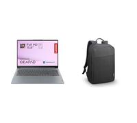 Lenovo IdeaPad Slim 3 Gen 8-15.6" FHD - AMD Ryzen 5 40, 16 GB RAM, 512 GB SSD, Win 11 Home - Gris + Mochila B210 para Ordenadores portátiles de 15.6"- Negra