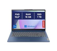 Lenovo IdeaPad Slim 3 Gen 8 - Ordenador Portátil 15.6" FHD Intel Core i7-13620H,16GB RAM, 1TB SSD, Intel UHD Graphics, Wi-Fi 6,Windows 11 Home Teclado QWERTY Español, Color Azul Abismo