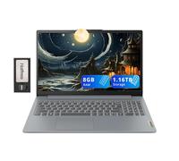Lenovo IdeaPad Slim 3 - Laptop antirreflejos FHD de 15.6 pulgadas, Intel i3-N305, 8 GB LPDDR5, 1.16 TB de almacenamiento (1 TB SSD + 160 GB de estación de acoplamiento), Num Pad, cámara HD, Dolby