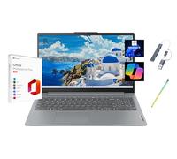 Lenovo Ideapad Slim 3 Laptop con pantalla táctil FHD de 15.6 pulgadas, con Microsoft Office 2024, AMD Ryzen 7 5825U, 16 GB de RAM, 256 GB SSD, AMD Radeon, Windows 11 Pro, gris ártico, con hub USB y