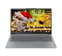 Lenovo IdeaPad Slim 3i - Laptop FHD de 15.6 pulgadas, CPU Intel Core i3-N305 (8 núcleos), RAM LPDDR5 de 8 GB, UFS de 128 GB, gráficos Intel UHD, Wi-Fi 6, lector de tarjetas SD, Windows 11 S, gris