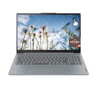 Lenovo IdeaPad Slim 3i 39.6 cm FHD Touch Laptop, AMD Ryzen 5 7520U (Beat i7-1255U), AMD Radeon 610M, 8GB LPDDR5 RAM, 1TB SSD, teclado retroiluminado, lector de huellas dactilares, Win 11 Home, gris