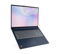Lenovo IdeaPad Slim 5 con procesador AMD Ryzen AI 7 350, WUXGA de 16 pulgadas (1920 x 1200), pantalla táctil IPS, memoria DDR5 de 16 GB, almacenamiento de 512 GB, CoPilot+, Wi-Fi 7, cámara híbrida FHD