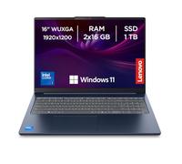 Lenovo IdeaPad Slim 5 Gen 10 - Ordenador Portátil 16" WUXGA (Intel Core i7-13620H, Intel UHD Graphics, 32 GB RAM, 1 TB SSD, Wi-Fi 6, Windows 11 Home) Teclado QWERTY Español- Azul