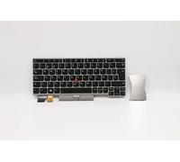 Lenovo Keyboard BL Silver Spanish, FRU01YP930