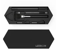 Lenovo Kit de Limpieza para Legion, Incluye Destornillador, Puntas T5 y PH0, Herramienta de Separación Doble Punta para Las Teclas, Cepillo, Púa Plástica de Apertura, Paño de Limpieza, Color Negro
