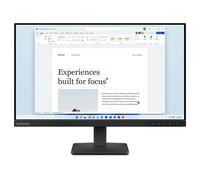 Lenovo L24-4e - Monitor FHD 23.8" (IPS, 1920x1080, Tasa de Refresco 48 Hz - 100 Hz, Tiempo de Respuesta de 4 ms, HDMI 1.4, VGA, VESA 100 x 100 mm) Soporte de Inclinación, Negro