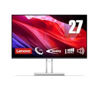 Lenovo L27-4C- Monitor FHD 27" (IPS, Tasa de Refresco 144Hz, Tiempo de Respuesta 1ms, AMD FreeSync, HDMI 1.4, VGA, 2 Altavoces Integrados de 3W, VESA 100 x 100 mm, Soporte Inclinable) Gris Nube