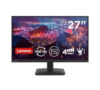 Lenovo L27-4e - Monitor FHD 27" (IPS, HDMI 1.4 - VGA, 16:9, Tasa de Refresco 100 Hz, Tiempo de Respuesta 4ms, 99% sRGB, Montaje VESA 100 mm, Soporte Inclinable) Negro