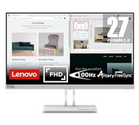 Lenovo L27e-40 - Monitor 27" FullHD (VA, 100 Hz, 4 ms, HDMI, VGA, FreeSync, Soporte para teléfono) Ajuste de inclinación - Gris