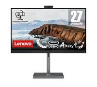 Lenovo L27m-30 - Monitor Gaming de 27" con Eyesafe (FHD, IPS, 75Hz, 4 ms, HDMI+VG USB-C, FreeSync, Base Metálica con Altavoces y Soporte para teléfono) Ajuste de inclinación/altura/giro/pivot - Negro