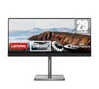 Lenovo L29w-30 Monitor Gaming con Eyesafe, Ultrawide 1080 p, IPS, 90 Hz, 4 ms, HDMI Plus DP, Cable HDMI, FreeSync, Ajuste de inclinación/Altura/Giro, Color Negro, 29 Pulgadas