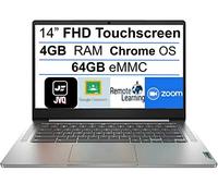 Lenovo Laptop Chromebook 3 2022 de 14 pulgadas FHD IPS con pantalla táctil antirreflejos, MediaTek MT8183 CPU de 8 núcleos (hasta 2.0 GHz), 4 GB de RAM, 64 GB eMMC, cámara web, WiFi, Bluetooth, USB