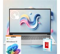 Lenovo Laptop con pantalla táctil 2025, 24 GB de RAM, SSD de 1.5 TB (SSD PCIe de 1 TB con SSD portátil HP P500 de 512 GB), CPU Intel Core i3-1215U, Windows 11, laptop para amantes del hogar y negocios