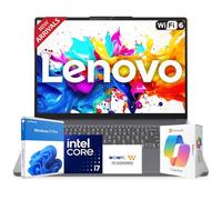 Lenovo Laptop de negocios delgada de 15.3 pulgadas con Microsoft Office para la web, Intel Core i7-13620H, 16 GB de RAM, 1 TB de almacenamiento (SSD de 512 GB + 500 GB de ext), batería de larga