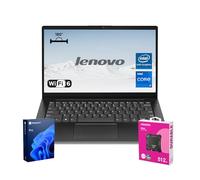 Lenovo Laptop empresarial V14 Gen 4, 14 pulgadas FHD antirreflejo, Intel 10-Core i7-13620H, 40GB RAM, SSD de 2 TB, cámara web con obturador de privacidad, Wi-Fi 6, HDMI, Win 11 Pro, negro, paquete con