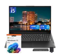 Lenovo Laptop empresarial V15 G4 IRU 15.6 pulgadas FHD, Intel i5-13420H, 16GB DDR4 RAM, 2TB de almacenamiento (1TB SSD + 1TB Docking Station Set), gráficos Intel UHD, teclado de tamaño completo, Wi-Fi