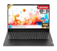 Lenovo Laptop FHD de 15.6 pulgadas con Microsoft Office • Procesador Intel • 12 GB DDR4RAM • Almacenamiento de 1.6 TB (SSD de 512 GB + 128 GB eMMC + 1 TB OneDrive) • Obturador de privacidad • Copilot