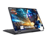 Lenovo Laptop Flex 5, pantalla táctil FHD de 14 pulgadas, AMD Ryzen 7 5700U, gráficos AMD Radeon, teclado retroiluminado, lector de huellas dactilares, batería de larga duración, Windows 11 (16 GB de