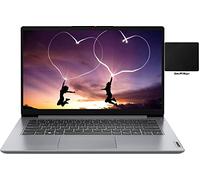 Lenovo Laptop HD de 14 pulgadas 1i, Intel Dual Core Celeron N4020, SSD NVME de 256 GB, eMMC de 64 GB, 4 GB de RAM, cámara web, HDMI, Office 365 de 1 año con alfombrilla de mouse GalliumPi