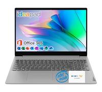 Lenovo Laptop IdeaPad de 15.6 pulgadas con Microsoft 365 Home and Business, 4 GB de RAM, 128 GB eMMC, Wi-Fi 6, USB-C, CPU Intel Core, Windows 11, con Dolby Audio, obturador de privacidad, USB de