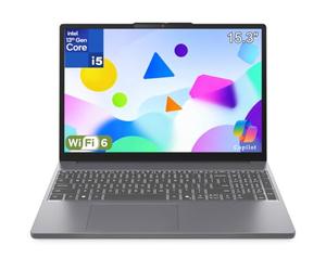 Lenovo Laptop IdeaPad Slim 3 2026 - Intel Core i5-13420H, pantalla antirreflejos FHD de 15.3 pulgadas, RAM DDR5 de 40 GB, SSD de 1 TB, Office 365, Copiloto alimentado por IA, ligero para estudiantes y