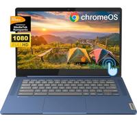Lenovo Laptop Slim 3 Chromebook 2023, pantalla táctil FHD de 14 pulgadas para negocios estudiantiles, procesador MediaTek 520 de 8 núcleos, 4 GB de RAM, 64 GB eMMC, 256 GB Micro SD, 13.5 H de uso,