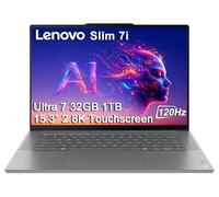 Lenovo Laptop Slim 7i Aura Edition con pantalla táctil AI (35.6 cm FHD+ OLED, Intel Core Ultra 7 258V, 32GB DDR5, 1TB SSD) Copilot+ PC, 17 horas de duración de la batería, cámara web IR de 5 MP
