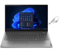 Lenovo Laptop ThinkBook FHD de 15.6 pulgadas | AMD Ryzen 7 5825U (Beat i7-1255U) | Gráficos AMD Radeon | Huella dactilar | Gris | 24 GB de RAM | SSD de 512 GB | Windows 11 Pro | Paquete con hub USB
