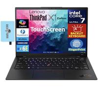 Lenovo Laptop ThinkPad X1 Carbon Gen 12 AI 2025 de 14 pulgadas IPS WUXGA (Intel Core Ultra 7 155U, 32GB LPDDR5X, 1TB SSD, AI Copilot, KYB retroiluminado, lector FP, 2 Thunderbolt 4, Win11P) con