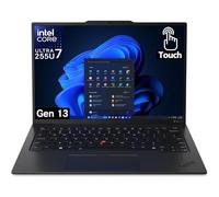 Lenovo Laptop ThinkPad X1 Carbon Gen 13 con procesador Intel Ultra 7 255U, pantalla táctil WUXGA 100% sRGB de 14 pulgadas, RAM DDR5 de 32 GB, SSD de rendimiento Gen4 de 1 TB, cámara RGB FHD+ IR+ y