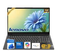 Lenovo Laptop V15 G2, 39.6 cm FHD, Intel 4-Core N6000, 40GB RAM, 2TB SSD, WiFi 6, RJ-45, HDMI, para estudiantes y negocios, diseño ultra silencioso, batería de larga duración, Windows 11 Pro, negro