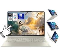 Lenovo Laptop Yoga 7 2 en 1 de 16 pulgadas, pantalla táctil 2K, AMD Ryzen AI 5 340 hasta 4.8GHz, AMD Radeon 840M, 16GB LPDDR5X, 1TB SSD, WiFi 7, retroiluminado KB, huellas dactilares, vida de oficina