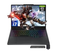 Lenovo Legion 5 38.4 cm WQXGA 165Hz Gaming Laptop, Intel i7-14700HX, GeForce RTX 5060 8GB GDDR7, 64GB DDR5, 2TB SSD, teclado retroiluminado, cámara de 5.0MP, Wi-Fi 7, Win 11 Pro, negro, 512GB estación