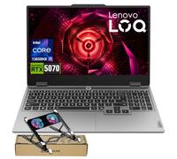 Lenovo Legion 5 5070 Gaming OLED Laptop, Intel Core i9-14900HX, RTX 5070, 38.4 cm QHD+ OLED 165Hz Top 1000nits, 24-Zone RGB Backlit, Wi-Fi 7, w/Bundle (LOQ 5070, 32GB RAM | 2TB SSD)