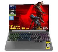 Lenovo Legion 5 Gaming AI Laptop 16 pulgadas WQXGA 2560x1600 240Hz (100% DCI-P3, 500nits) Intel 24-core Ultra 9 275HX 32GB RAM 1TB SSD GeForce RTX 5060 (hasta 572 tapas AI) RGB retroiluminado Harman