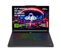 Lenovo Legion 5 Gen 11 - Portátil Gaming IA 15.3" OLED (AMD Ryzen 7 250, NVIDIA GeForce RTX 5050, 165Hz, 16GB RAM, 512GB SSD, Wi-Fi7, Sin Sistema Operativo) QWERTY Retroiluminación RGB, Español-Negro
