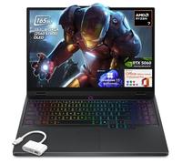 Lenovo Legion 5 Laptop OLED WQXGA 165HZ de 15.1 pulgadas, AMD Ryzen 7 260 de 8 núcleos, 16 GB DDR5 2TB SSD, RTX 5060, KB retroiluminado, WiFi7, Win11 Pro Office Lifetime License, Eclipse Black, con