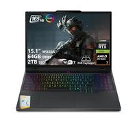 Lenovo Legion 5 Laptop para juegos alimentada por IA | 15.1 pulgadas WQXGA OLED 165Hz | AMD Ryzen 7 260 | 64GB DDR5 2TB SSD | GeForce RTX 5060 8GB (hasta 572 tapas AI) | RGB retroiluminado Wi-Fi 7