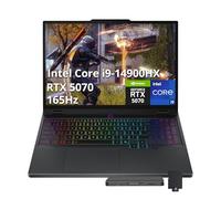 Lenovo Legion 5 - Laptop para juegos WQXGA 165Hz de 16 pulgadas, Intel i9-14900HX, 16GB DDR5, 1TB SSD, NVIDIA GeForce RTX 4070 8GB GDDR6, teclado retroiluminado RGB, Wi-Fi 6E, Windows 11 Pro, gris