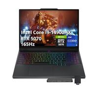 Lenovo Legion 5 Laptop para juegos WQXGA de 15.1 pulgadas 165Hz, Intel i9-14900HX, 64GB DDR5, 4TB SSD, GeForce RTX 5070 8GB GDDR7, teclado retroiluminado RGB de 24 zonas, Win 11, Wi-Fi 7, negro, juego