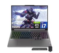 Lenovo Legion 5 Laptop para juegos WQXGA de 16 pulgadas 165Hz, Intel i7-14650HX, 16GB DDR5, 2TB de almacenamiento (1TB SSD+1TB Docking Station Set), GeForce RTX 4050, teclado retroiluminado RGB de 4